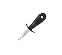 Fackelmann 06452 Couteau à huîtres, Couteau pour Ouvrir Les huîtres, Couteau pour huître, Plastique, Acier Inoxydable, Noir, 14,6 x 4,8 x 3,7 cm