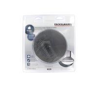 Fackelmann 0802550 Filtre pour hotte Adaptable à Toutes Les Hottes, Filtre Anti-odeurs pour hotte, Charbon Actif, Noir, 12,5 cm, 25 x 27,5 x 15 cm