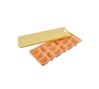 Fackelmann 17045 Bac a glacons avec couvercle, bac à glacon, bac glacon, glacons moule, bac a glacon, moule a glacon, moule glacon, Plastique, 25,8 x 10 x 3 cm