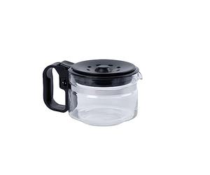 Fackelmann 20998 Verseuse Adaptable pour cafetière, Verre, Plastique, Noir, 17,5 x 14 x 10,5 cm