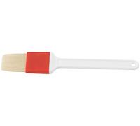 Fackelmann 21528 Pinceau à Pâtisserie, Plastique, Rouge/Blanc, 28 x 6 x 1, 1 cm