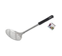 Fackelmann 24397 Écumoire Acier Inoxydable Noir/Argent 33 x 11 x 5,5 cm