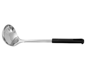 Fackelmann 24398 Louche Acier Inoxydable Noir/Argent 30 x 9,5 x 7,5 cm