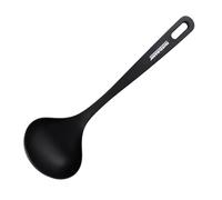 Fackelmann 25469 Louche de Cuisine, ustensile de Cuisine, cuisiné Soupe RPET, Noir, 29,5 x 9 cm
