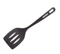 Fackelmann 25473 Pelle à servir ajourée, pelle de cuisine, spatule de cuisine, spatule, ustensile de cuisine, RPET, Noir, 32,1 x 7,9 x 3 cm