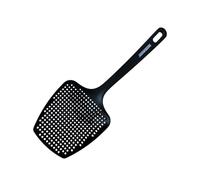 Fackelmann 25479 Écumoire à Servir, Écumoire, cuillère écumoire, noir, plastique, RPET, 31,5 x 8,5 cm