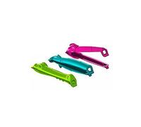 Fackelmann 27018 Tropical Clips Fermeture Set PP Corail/Bleu/Vert 10 cm