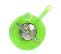 Fackelmann 27640 Moulin à légumes avec 3 grilles, Acier Inoxydable, Orange, Jaune, Vert, 37 x 23.5 x 17.5 cm