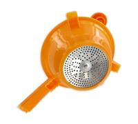 Fackelmann 2764150 Moulin à légumes 19 cm, Moulin à légumes, Acier Inoxydable, Plastique, Jaune, Orange, Vert, 19 cm