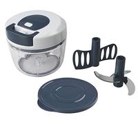 Fackelmann 27907 Hachoir manuel, Hachoir oignon manuel, Hachoir, Acier inoxydable, Plastique, 14,5 cm x 13 cm