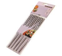 FACKELMANN 30100 Asia Line Baguettes | 5 paires | Acier inoxydable | Longueur : 230mm