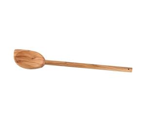 Fackelmann 30851 Cuillère en bois, Spatule bois, Ustensile de cuisine, Olivier, Bois, 30 cm