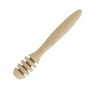 Fackelmann 30955 Cuillère à miel torsadée, cuillère à miel, Bois, 17 cm, Marron