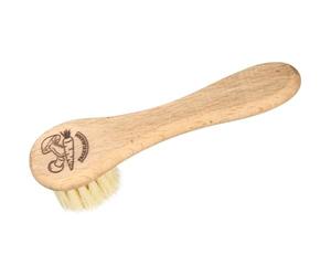 Fackelmann 31048 Brosse pour légumes, brosse pour fruits et légumes, brosse pour champignons, Bois, Brun, 13,5 x 3,6 x 3,3 cm