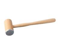 Fackelmann 31440 Attendrisseur à viande, Marteau à viande, Bois, Aluminium, 32 cm, Beige