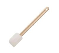 Fackelmann 35960 Maryse, spatule à pâtisserie, Longueur Totale 42 cm, Manche résine, Blanc/Beige