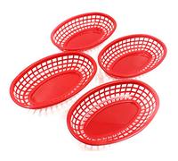 Fackelmann 39236 Paniers multi-usages en polypropylène Rouge