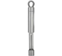 Fackelmann Vide-pomme 40438 Poignée ovale en acier inoxydable Argent 20 x 2,2 x 2 cm