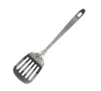 Fackelmann 40697 Pelle à Servir ajourée, Pelle INOX, spatule de Cuisine, spatule, ustensile de cuisineAcier Inoxydable, Argent, 32,1 x 7,9 x 3 cm