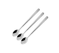 Fackelmann Lot de 3 cuillères à café 41421 – Acier inoxydable 20 cm – Argent