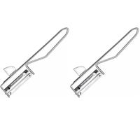 Fackelmann 41986 Éplucheur Acier Inoxydable Argent 15 cm (Lot de 2)