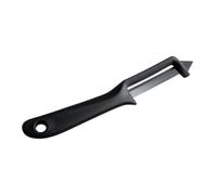 Fackelmann 42031 Couteau éplucheur multifonction, éplucheur pommes, économe pommes de terre, Acier inoxydable, Plastique, 18,5 x 1 x 3 cm