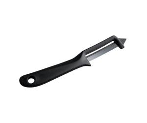 Fackelmann 42031 Couteau éplucheur multifonction, éplucheur pommes, économe pommes de terre, Acier inoxydable, Plastique, 18,5 x 1 x 3 cm