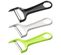 Fackelmann 42041 Rasoir à légumes, éplucheur, éplucheur à légumes, épluche légumes, Plastique, Blanc, Vert, Noir, 13,7 x 5,8 cm