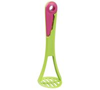 Fackelmann 42070 Ustensile de cuisine 4 en 1 pour avocat, ustensile pour avocat, couteau avocat, ustensile verrine avocat crevette, Plastique, Vert, Rose, 17,5 x 5 x 6,5 cm