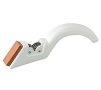 Fackelmann Aiguiseur de Couteaux/Ciseaux 19cm Blanc, Plastique, 19 x 11,7 x 2,5 cm