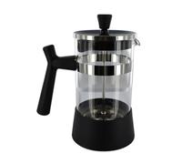Fackelmann 42237 Cafetière italienne à piston, cafetière, cafetière italienne 0,6 l, cafetière à piston, Plastique, Verre, Acier inoxydable, Transparent, 18 x 14 cm