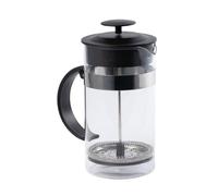 Fackelmann 42263 Cafetière italienne à piston, cafetière, cafetière italienne 1 L, cafetière à piston, Plastique, Verre, Acier inoxydable, Transparent, 16 x 20,7 cm