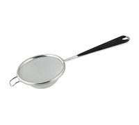Fackelmann 42312 Petite passoire Chinois, Petit Tamis de Cuisine, Tamis, passoire, Chinois, Acier Inoxydable, Plastique, Noir, 7 cm