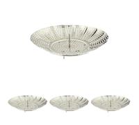 Fackelmann 42491 Cuit Vapeur Inox Diamètre: 14 à 22 cm (Lot de 4)