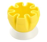 Fackelmann 42646 Presse Citron, Silicone, Jaune, 17 x 11.7 x 6 cm