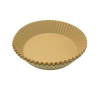 Fackelmann 42686 Moule en papier pour air fryer, Moule pour friteuse à air chaud, Moule pour friteuse sans huile, papier air fryer, 50 pièces, rond, Papier, 16 x 4,5 cm