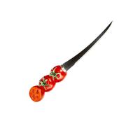 Fackelmann 43231 Couteau À Tomates "Funny Kitchen", Couteau Office Cuisine, Petit Couteau De Cuisine, Couteau A Tomates Dentelé, Couteau A Tomate, Inox, Plastique, 19,3 X 2,5 X 2,2 Cm
