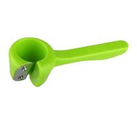 Fackelmann 44107 Décorateur à légumes, décorateur légumes, Plastique, Acier inoxydable, Orange, Vert, 12,5 x 4,6 x 3,7 cm