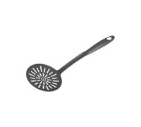 Fackelmann 44297 Ecumoire 33,5 cm, Retirer l’Ecume du Bouillon, Sortir les Aliments d’un Liquide de Cuisson, Jusque 200° C, PBT Léger et Résistant, Manche Monobloc Ergonomique, à Suspendre, Gris