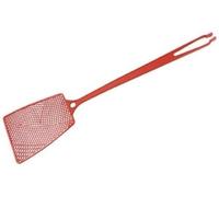 Fackelmann 44679 Tapette à Mouche colorée, tapette à Mouches, Tue Mouche avec Pince pour ramasser Les Insectes, tapette, Plastique, Rouge, Jaune, Noir, 40 x 10 cm