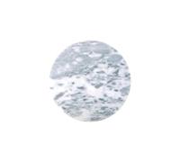Fackelmann - Dessous de plat en marbre Basic (réf. 45121) - Rond 18 cm - Gris