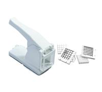 Fackelmann 45299 Coupe Frites 1 Grille 25 Trous 1 Grille / 36 Trous 27cm, Blanc, Acier