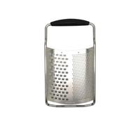 Fackelmann 45372 Râpe à fromage 2 en 1, Acier inoxydable, 22 x 12,7 cm, Argenté