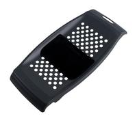 Fackelmann 45443 Plaque à spätzle, râpe à spaetzles maison, râpe pour spätzles avec raclette, Plastique, Noir, 31,5 x 15 x 2,5 cm