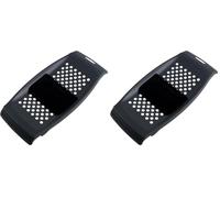 Fackelmann 45443 Plaque à spätzle, râpe à spaetzles maison, râpe pour spätzles avec raclette, Plastique, Noir, 31,5 x 15 x 2,5 cm (Lot de 2)