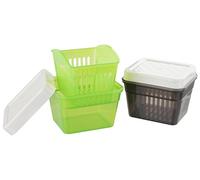 Fackelmann 45483 Boîte avec passoire en Plastique Multicolore