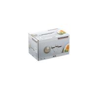 Fackelmann 4665250 Lot De 6 Moutardiers Avec Cuillères, Moutardier, Pot À Moutarde, Acier Inoxydable, Verre, 6 X 4,5 Cm
