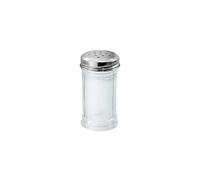 Fackelmann 46892 Saupoudreuse sucre glace, saupoudreuse, saupoudreur parmesan, accessoire cuisine, Acier inoxydable, Verre, 4,5 x 9 cm
