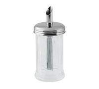 Fackelmann 46894 Sucre Verseur-Bistro-17 cm, Gris,Transparent