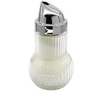 Fackelmann 46907 Distributeur de Sucre en Verre Rubis avec Capsule chromée